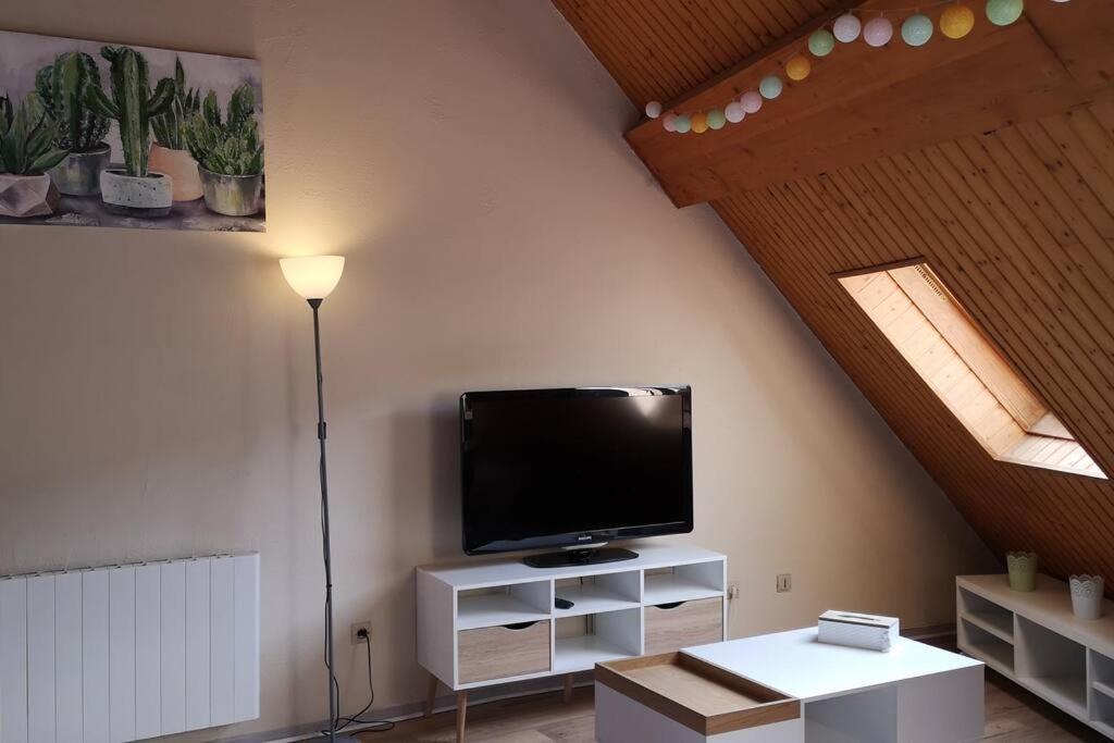 Duplex Au Centre Ville, Dans Cour Interieure Calme Dole Exterior photo